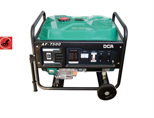 DCA ژنراتورمولد برق حجم موتور 420 سی سی AF7500