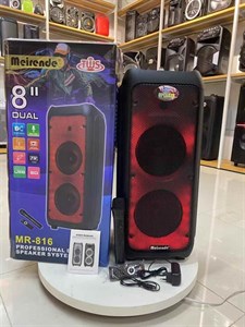 اسپیکر بلندگو حرفه ای با 2عدد میکروفن Meirende MR-816