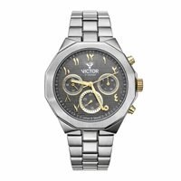 ساعت مچی کرنوگراف مردانه ویکتور VICTOR ژاپنی اورجینال عدد فارسی