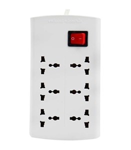 چند راهی 6 خانه بدون ارت با کابل 1.6 متری مدل MK وحدت الکتریک برند Vahdat electrik