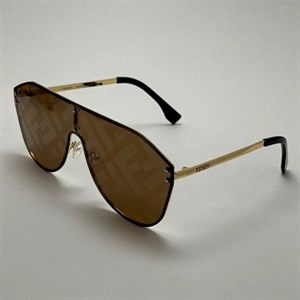 عینک آفتابی‌ و شب فریم لس فندی FENDI قهوه ای کد 2