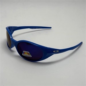 عینک آفتابی پلاریزه اوکلی مدل Oakley Eye Jacket Redux بیضی آبی