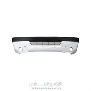 مجموعه سپر جلوی پژو 405 SLX سفید با دیاق فلزی