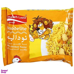 نودل آماده لذیذ با طعم مرغ وزن 75 گرم