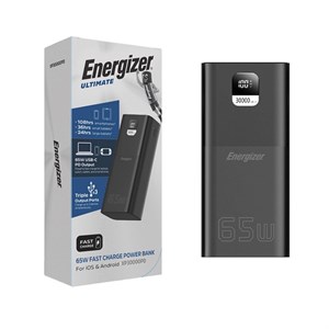 پاوربانک فست شارژ انرجایزر مدل XP30000PD 65W با ظرفیت 30000 میلی آمپر ساعت