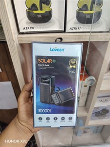پاور بانک 30000 هزار خورشیدی LOVESN مدل p302
