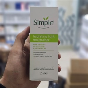 کرم آبرسان لایت سیپمل simple حجم 125میلی لیتر