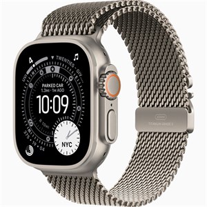 ساعت هوشمند 49 میلی متری اپل مدل Ultra 3 Natural Titanium Case با بند Titanium Milanese