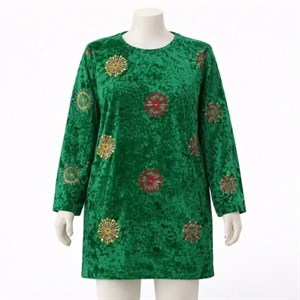 تونیک مخمل زنانه کد 44