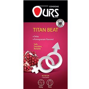 کاندوم ساده اورز مدل Titan Beat بسته 12 عددی Ours Titan Beat Condom 12PCS