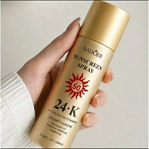 اسپری ضدآفتاب 24K طلایی سادور