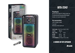 اسپیکر بلوتوثی قابل حمل برودو مدل BTS2247
