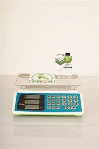ترازو 40 کیلویی کمری تیرکس نمایشگر آبی دکمه استیلضمانت تیرکس