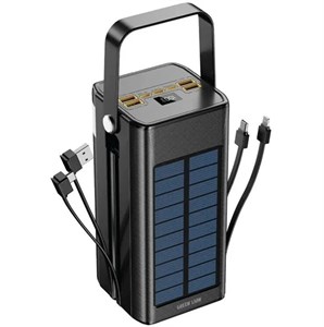 پاوربانک گرین لاین مدل Solar X ظرفیت 100000 میلی‌آمپر ساعت با شارژ سریع PD 20W