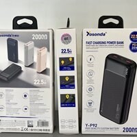 پاور بانک 22.5 وات یوسوندا مدل Y-P92 ظرفیت 20000 میلی آمپر ساعت