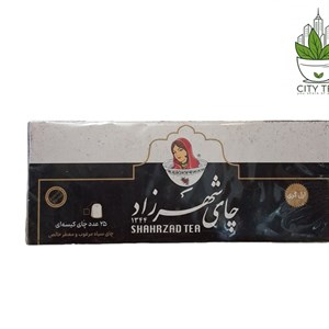 چای سیاه کیسه ای ارل گری شهرزاد-پک 25 عددی
