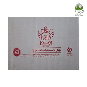 کارتن 24 عددی چای سیاه خالص داخله شکسته 450گرمی-طابران شاهسوند