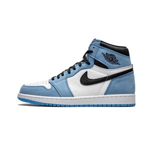 جردن وان لو بلک بلو - Aj1 low black university blue
