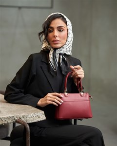 کیف دستی زنانه کلاسیک مدل دسته حلقه‌ای کد V-9543