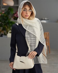کیف دوشی زنانه مینیمال مدل بنددار کد 17389