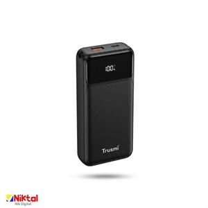 پاوربانک ۲۰۰۰۰ میلی‌آمپر Trusmi مدل PB02-03 | شارژ سریع ۲۲.۵ وات