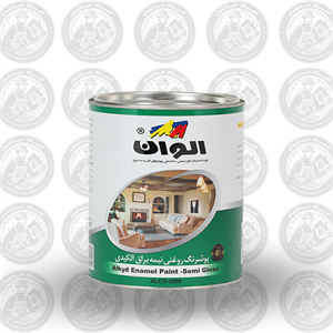 رنگ روغن نیمه براق الوان سفید