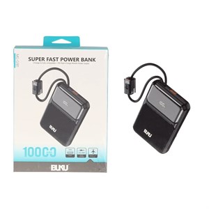 پاوربانک PD و فست شارژ BUKU 10000mAh مدل MG-G181 22.5W - مشکی - MMS (گارانتی شش ماهه YA)