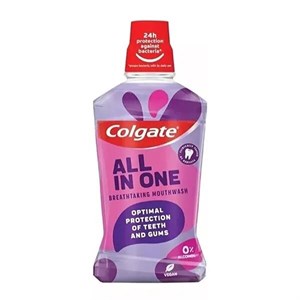دهانشویه کلگیت All in One مدل Antibacterial حجم 500 میل