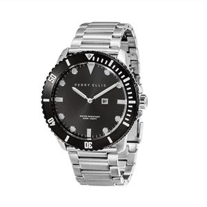 Perry Ellis Deep Diver Men 46mm Quartz Stainless Steel Watch