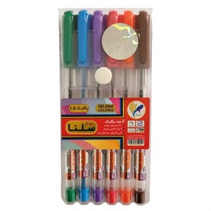 خودکار سلنا 6 رنگ فروش تکی و تعداد تحویل فوری تهران