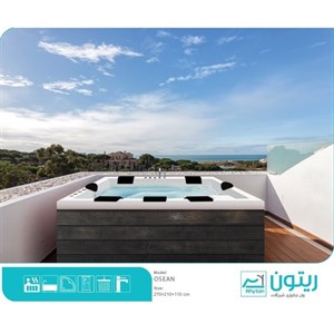 وان و جکوزی ریتون مدل اوشن ۸ نفره با سه موتور (outdoor)