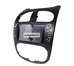 مانیتور۸ اینچ اندروید فابریک شرکتی پژو 206 ولوم دار مدل M200 برند اسکرین تک