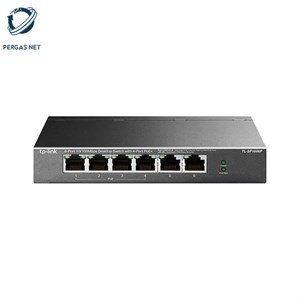 سوئیچ ۶ پورت دارای ۴ پورت PoE تی پی لینک مدل TL-SF1006P