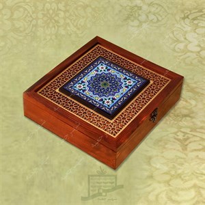 جعبه چوبی (طرح K7*1*28)-آجیل و خشکبار ، دمنوش ، گز و شکلات ، میوه خشک ، هدیه و کادو