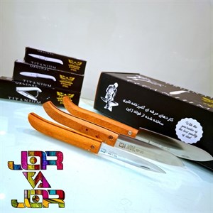 چاقو تاشو تیغه فولادی اکبری در سه سایز