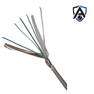 کابل مخابراتی 2 زوج فویل‌دار 0.6 CCA هوایی پینو (500 متری)