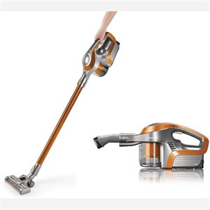 جاروبرقی بی سیم هیبریدی CLEANMAXX پت استار  2in1 نارنجی نقره ای 