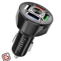 شارژر فندکی فست شارژ ماشین 3.1 آمپر ارلدام CC32