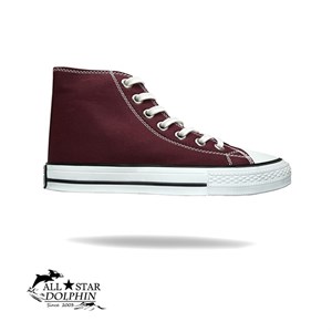کتونی آل استار ساق بلند کلاسیک زرشکی (All Star)