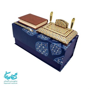 ست رومیزی خاتم کاری با جعبه هاردباکس