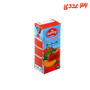 آبمیوه هلو پاکتی 200 میلی لیتر به آمد