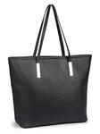 Simple Solid Color Pu Leather Top Handle Satchel Handbags for Women Shoulder Bags