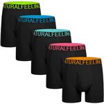 5Mayi Men's Underwear Boxer Briefs Cotton Regular Long Mens Boxer Briefs Underwear Men Pack S M L XL XXL