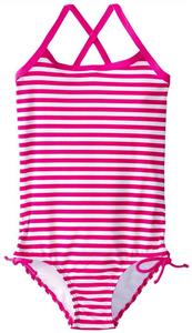 Kanu Surf Girls' Bali Beach Sport Banded One Piece Swimsuit 