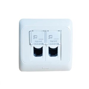 پریز تک پورت 2 ماژول زاویه دارHCS  WOO-30304