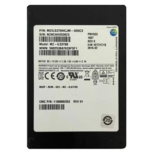 حافظه SSD استوریج EMC ظرفیت 3.84TB رابط 12G SAS (پارت نامبر 0B42578)