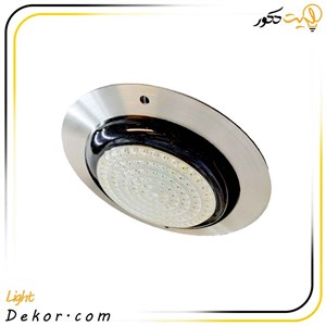 چراغ استخری روکار 20 وات گرد تمام استیل (فلت فوق باریک) مدل 20ROL برند لدمان