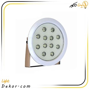 چراغ پایه دار آبنما 12 وات روکار تک رنگ ضد آب (IP68) مدل 12PE برند ایمکس
