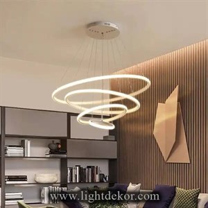 لوستر مدرن دایره 4 حلقه