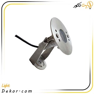 چراغ پایه دار آبنما 3 وات تک رنگ (استیل) ضد آب (IP68) مدل 3PL برند لدمان